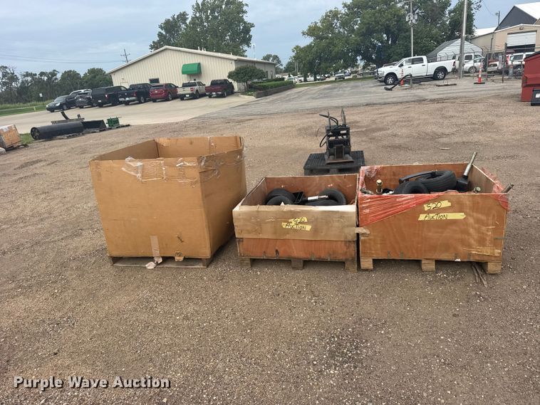 image for item DY3121 Approximately (30) 15x6.00-6 AFM deck tires and wheels
