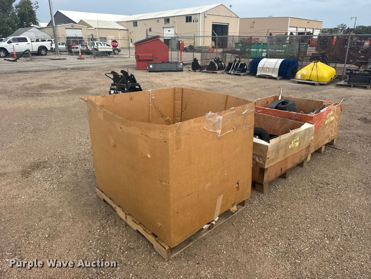 image for item DY3121 Approximately (30) 15x6.00-6 AFM deck tires and wheels