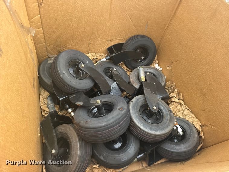 image for item DY3121 Approximately (30) 15x6.00-6 AFM deck tires and wheels