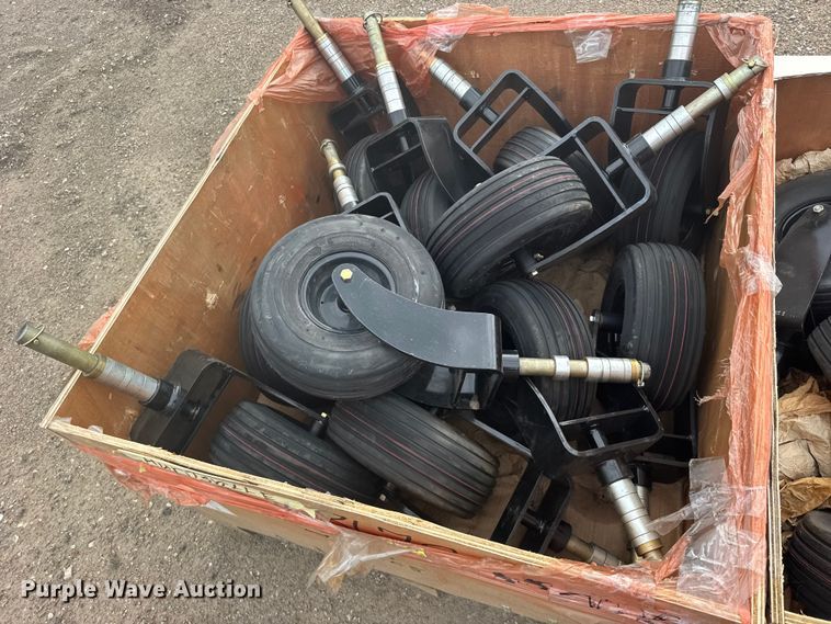 image for item DY3121 Approximately (30) 15x6.00-6 AFM deck tires and wheels
