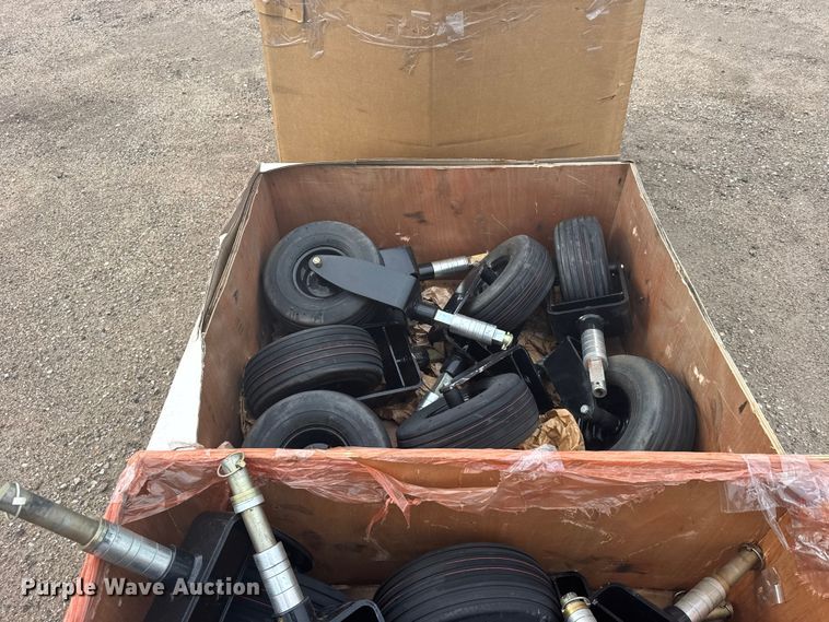 image for item DY3121 Approximately (30) 15x6.00-6 AFM deck tires and wheels