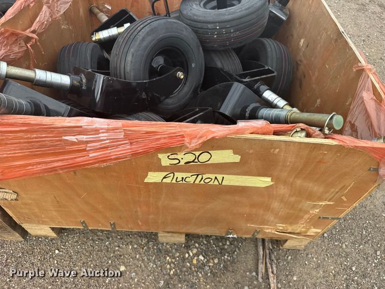 image for item DY3121 Approximately (30) 15x6.00-6 AFM deck tires and wheels