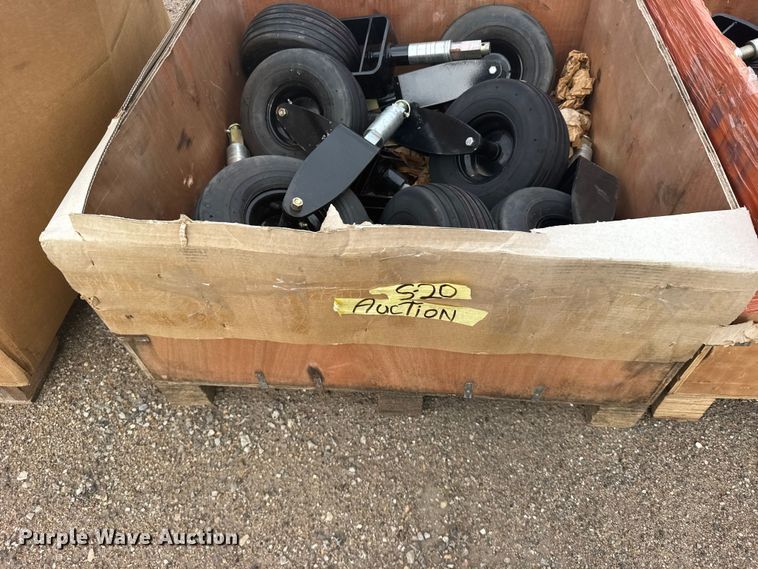 image for item DY3121 Approximately (30) 15x6.00-6 AFM deck tires and wheels