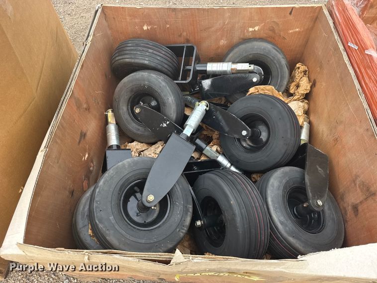 image for item DY3121 Approximately (30) 15x6.00-6 AFM deck tires and wheels
