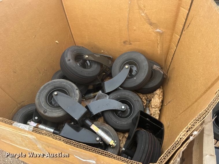 image for item DY3121 Approximately (30) 15x6.00-6 AFM deck tires and wheels