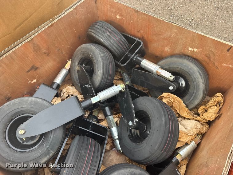 image for item DY3121 Approximately (30) 15x6.00-6 AFM deck tires and wheels