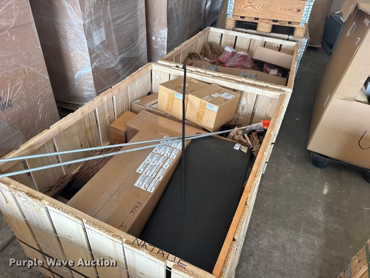 image for item DY3122 (5) crates of parts
