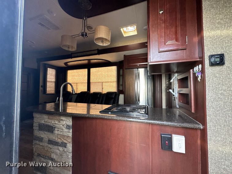 image for item DY3123 2015 Heartland Road Warrior 4020 toy hauler camper
