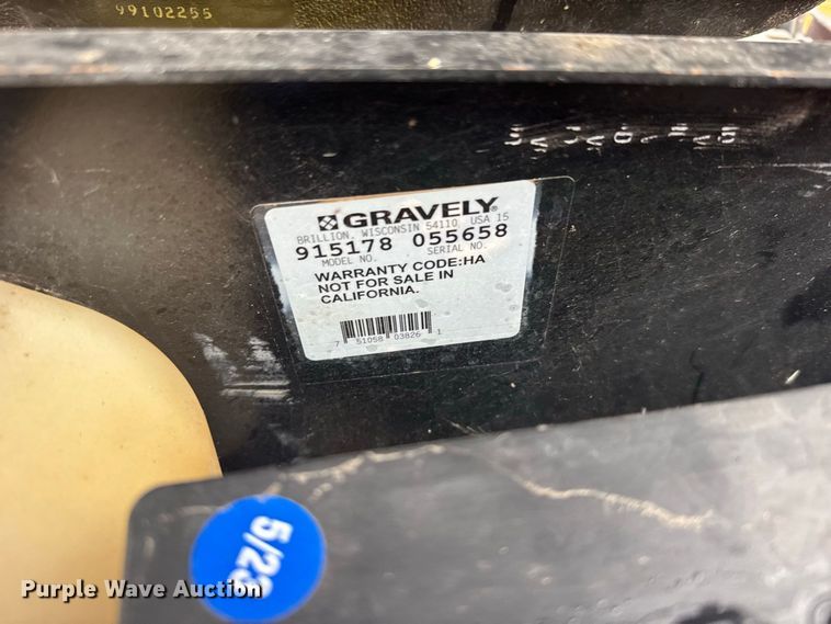 image for item DY3151 Gravely ZT42 ZTR lawn mower