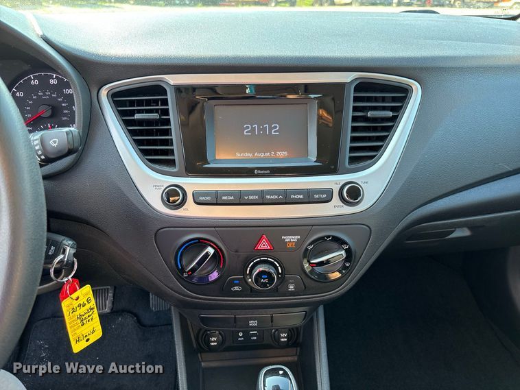 image for item DZ4514 2021 Hyundai Accent 