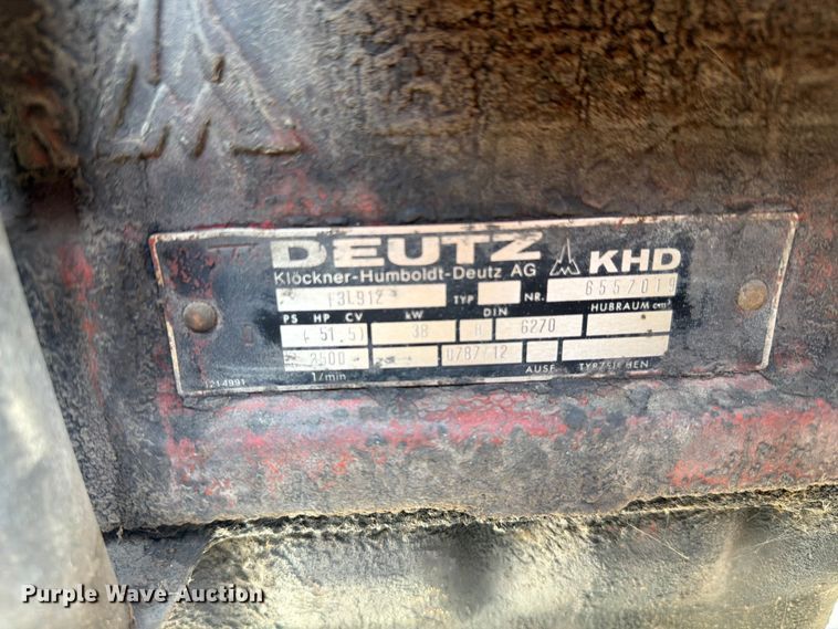 image for item EA0372 Atlas Copco XAS 80 DD air compressor