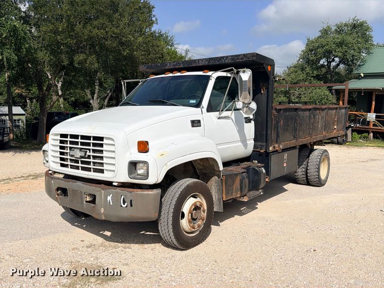 2002 Chevrolet C6500 dump flatbed truck