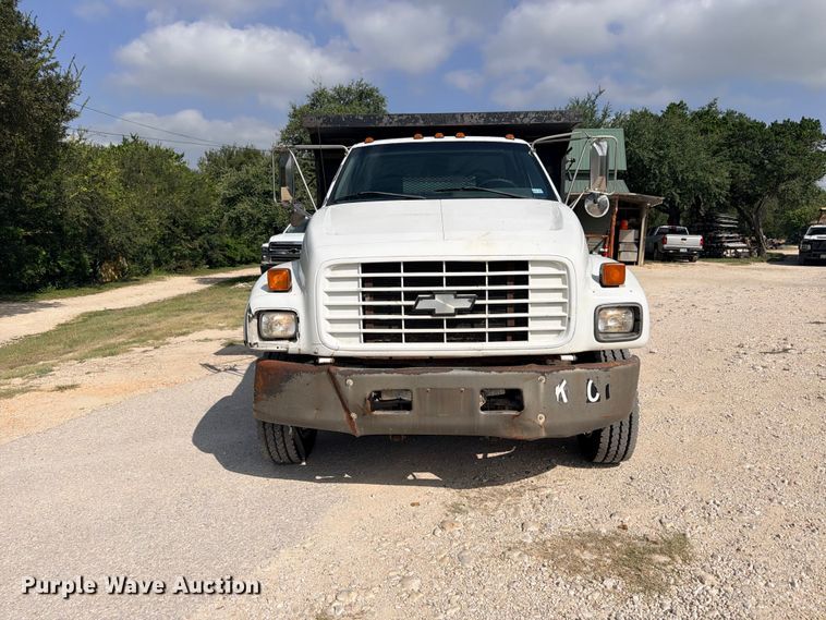 image for item ED5460 2002 Chevrolet C6500 dump flatbed truck