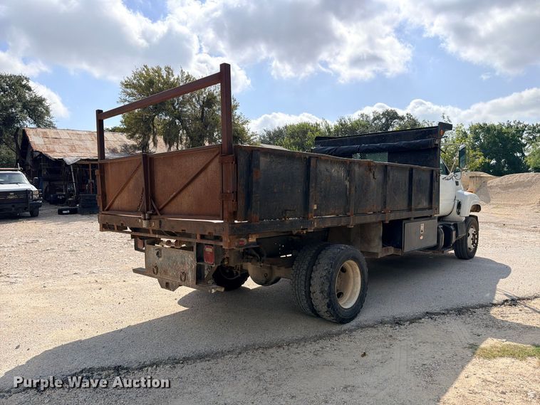 image for item ED5460 2002 Chevrolet C6500 dump flatbed truck