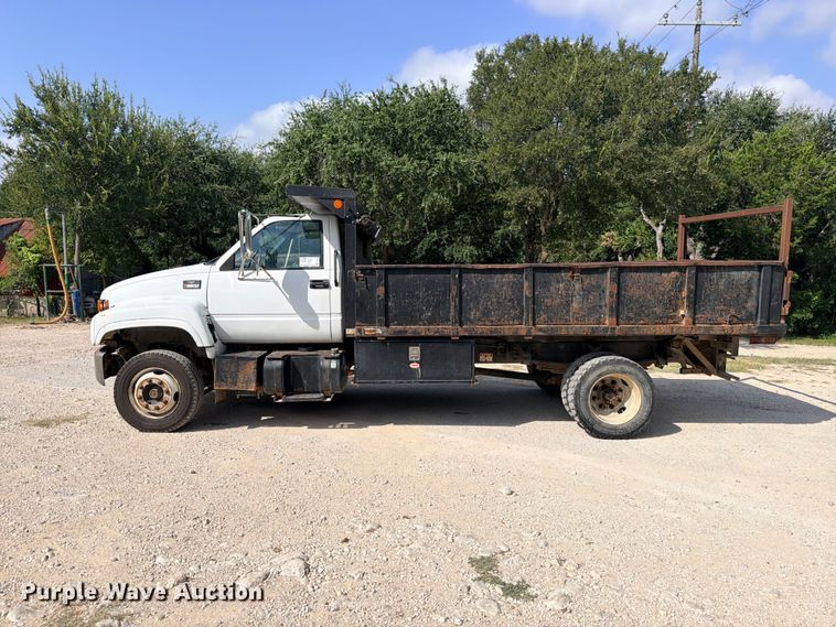 image for item ED5460 2002 Chevrolet C6500 dump flatbed truck
