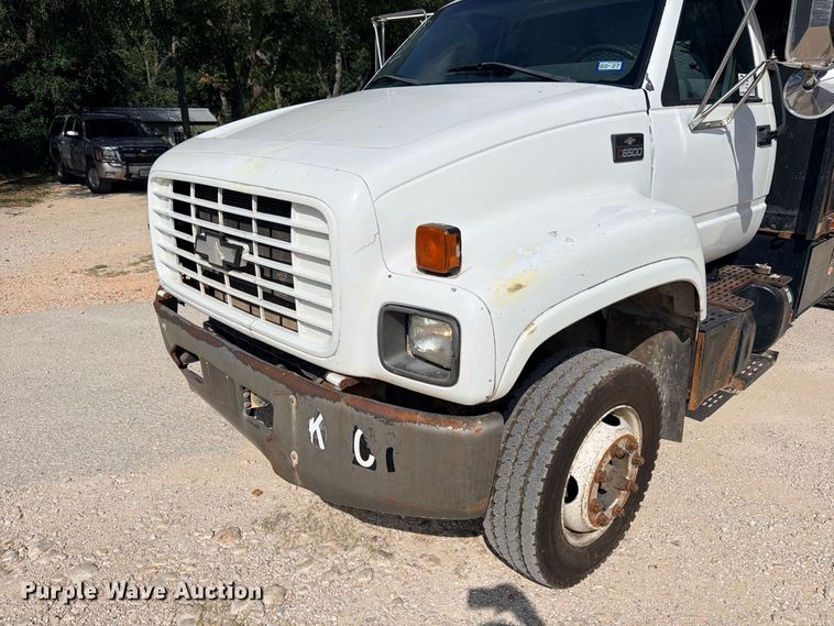 image for item ED5460 2002 Chevrolet C6500 dump flatbed truck