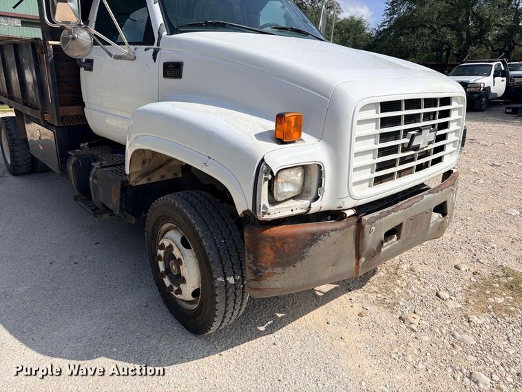 image for item ED5460 2002 Chevrolet C6500 dump flatbed truck