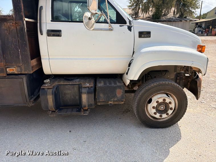 image for item ED5460 2002 Chevrolet C6500 dump flatbed truck