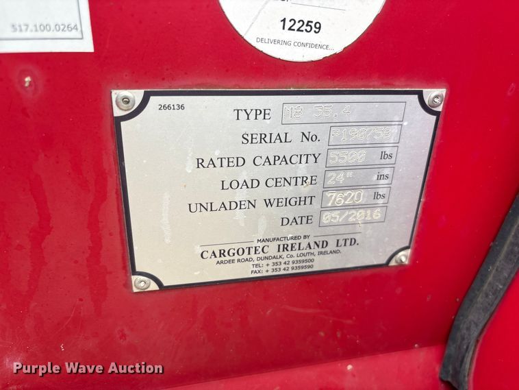 image for item EF1296 2016 Moffett M85501 forklift