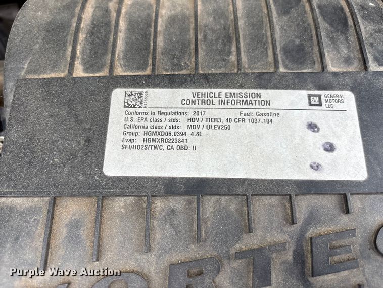 image for item EF1300 2017 Chevrolet Express 2500 utility van