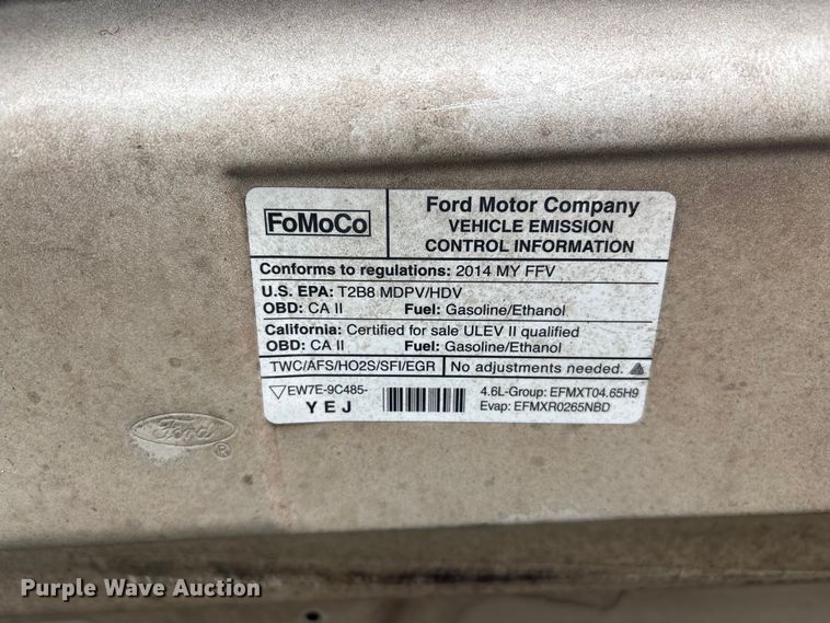 image for item EF1303 2014 Ford E150 utility van