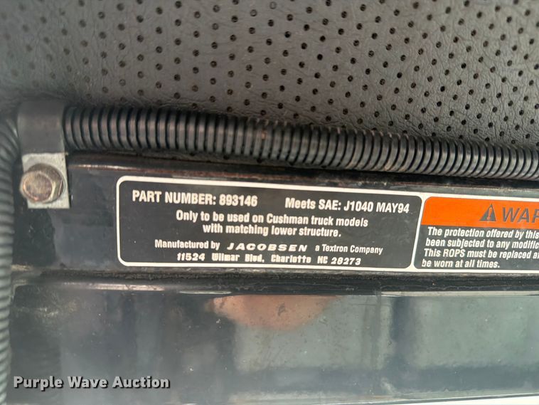 image for item EG9304 2000 Cushman 84071 utility vehicle
