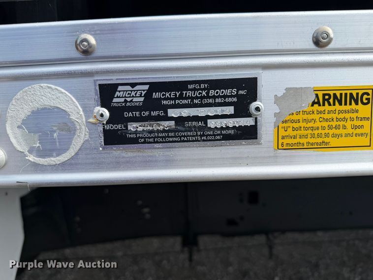 image for item EG9314 2015 Chevrolet Express 4500 box truck