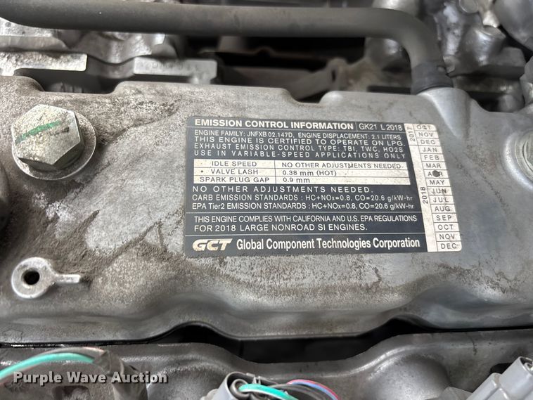 image for item EL2564 2018 UniCarriers PF50 forklift