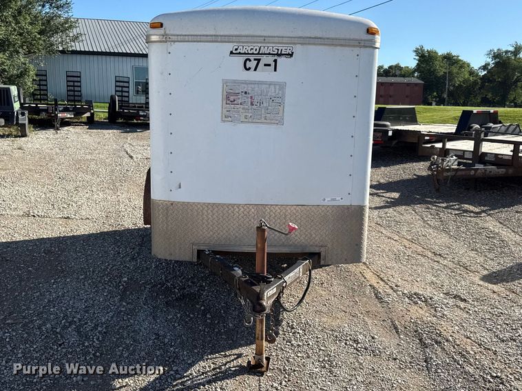 image for item EN0436 2012 Doolittle enclosed cargo trailer
