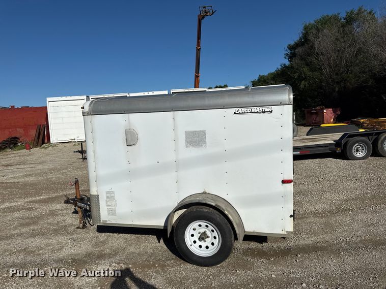 image for item EN0436 2012 Doolittle enclosed cargo trailer