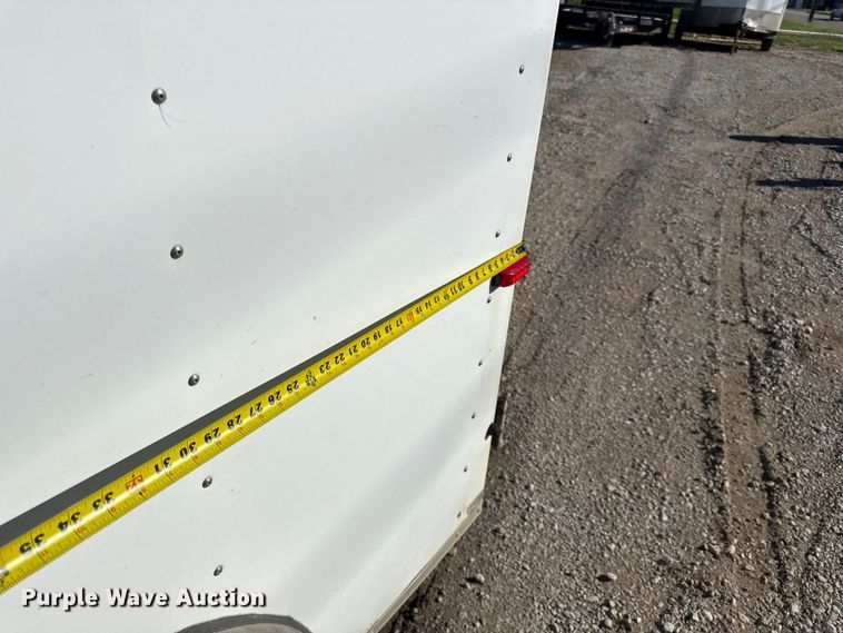 image for item EN0436 2012 Doolittle enclosed cargo trailer