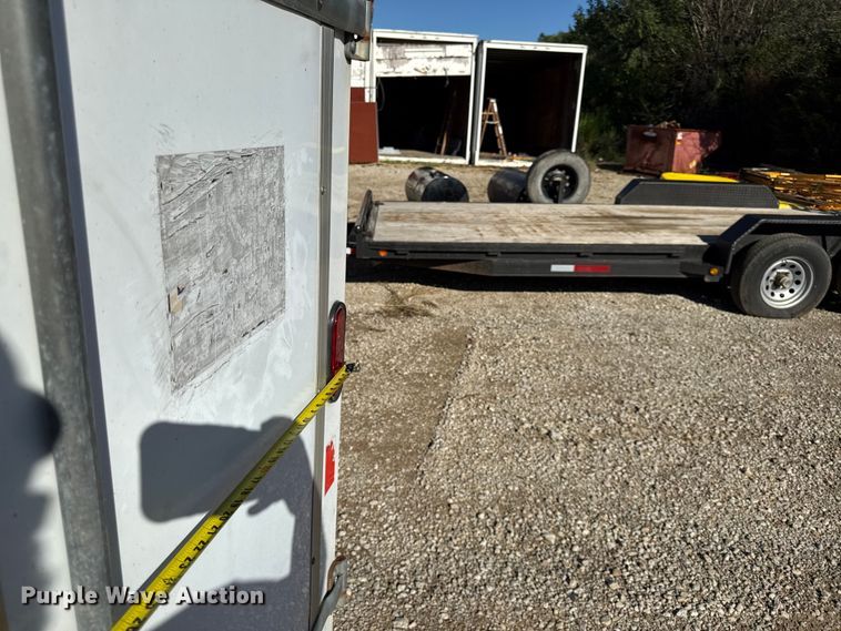 image for item EN0436 2012 Doolittle enclosed cargo trailer