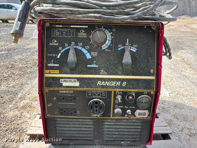image for item EO4328 Lincoln Electric Ranger 8 welder/generator
