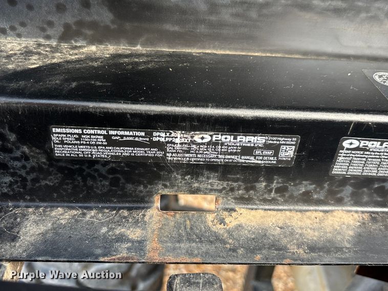 image for item EO4437 2013 Polaris Ranger utility vehicle