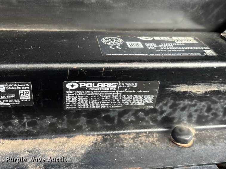 image for item EO4437 2013 Polaris Ranger utility vehicle
