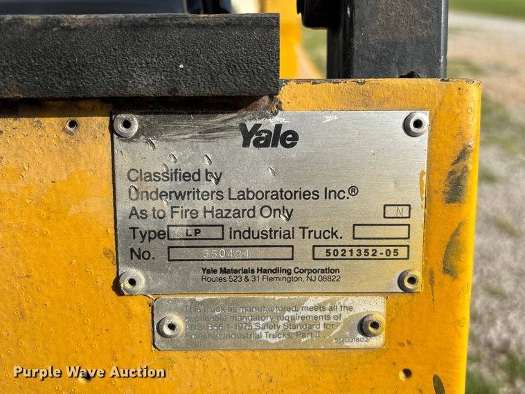image for item EO4438 1984 Yale GLC050RCJUAE083 forklift