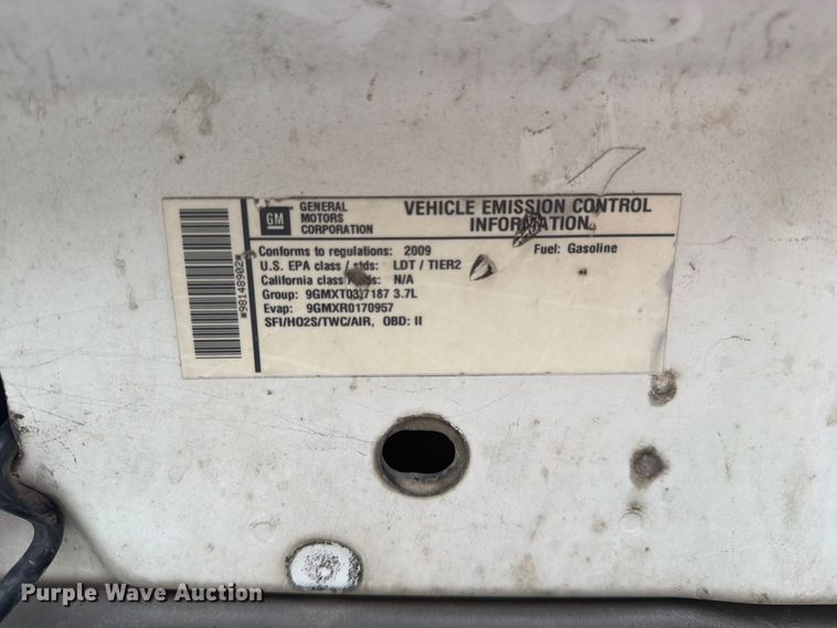 image for item EO8655 2009 Chevrolet Colorado Crew Cab pickup truck