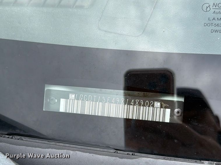 image for item EO8655 2009 Chevrolet Colorado Crew Cab pickup truck