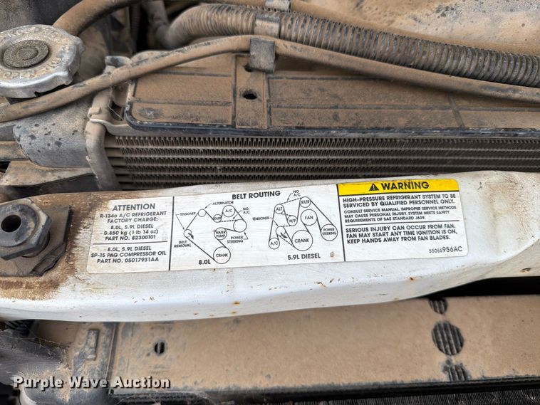 image for item ER1905 2003 Dodge Ram 3500 Ext. Cab utility bed pickup truck