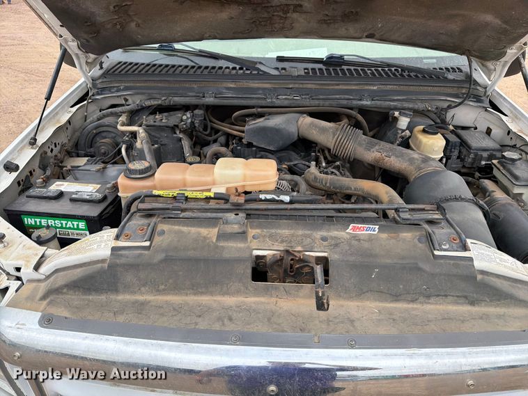 image for item ER1917 2000 Ford F250 Super Duty Crew Cab dump flatbed pickup truck