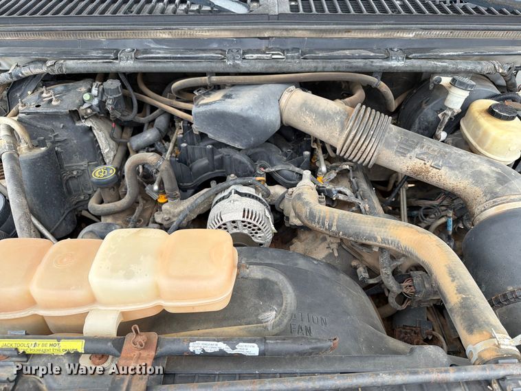 image for item ER1917 2000 Ford F250 Super Duty Crew Cab dump flatbed pickup truck