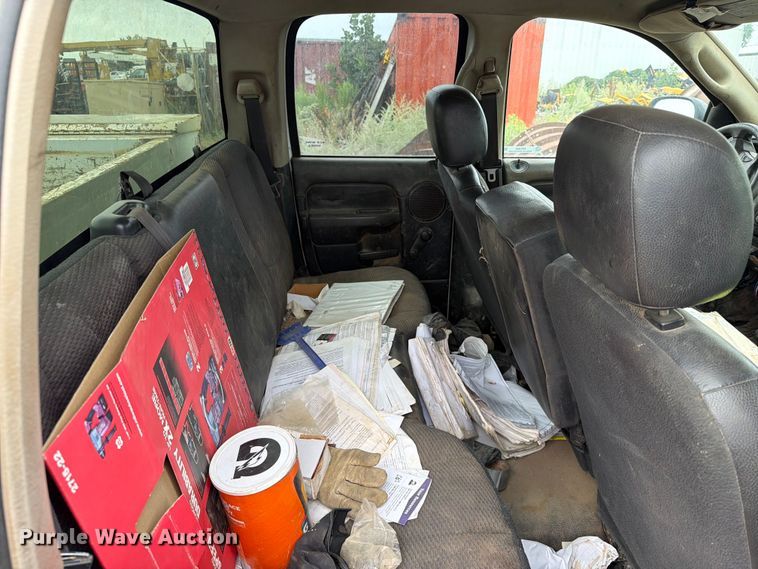 image for item ER1920 2003 Dodge Ram 3500 Ext. Cab utility bed pickup truck