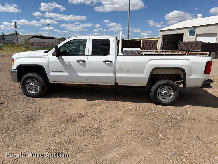 image for item ER1978 2019 GMC Sierra 2500HD Ext. Cab pickup truck