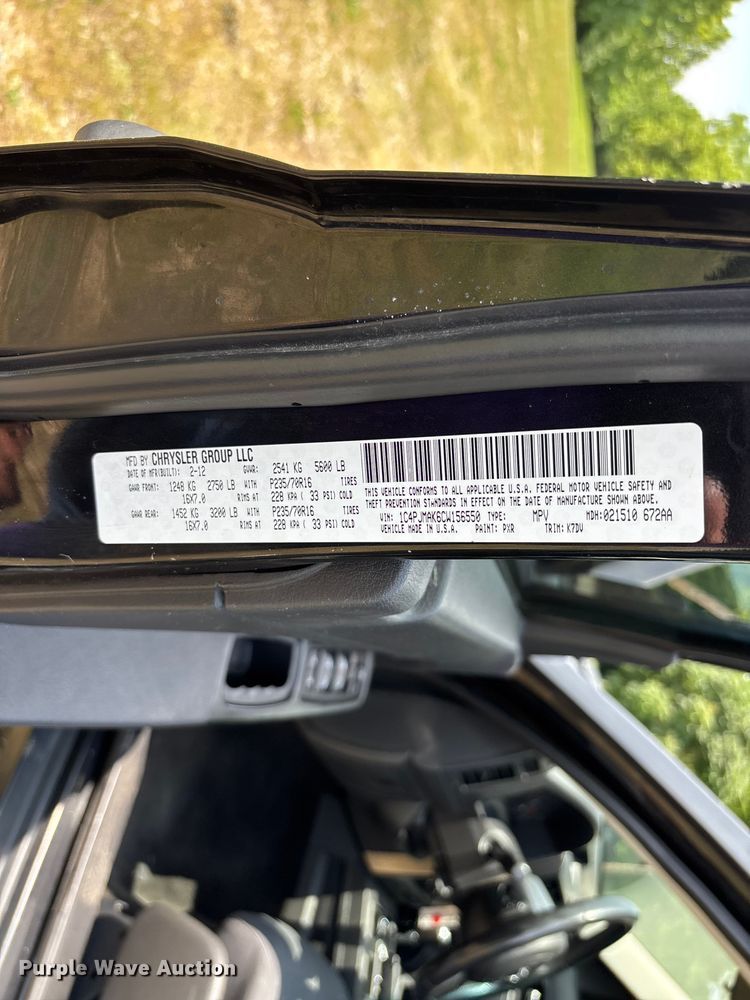 image for item ER3068 2012 Jeep Liberty SUV