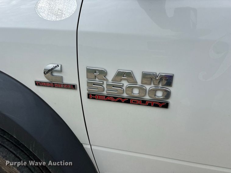 image for item ER3182 2018 RAM 5500 utility / service truck
