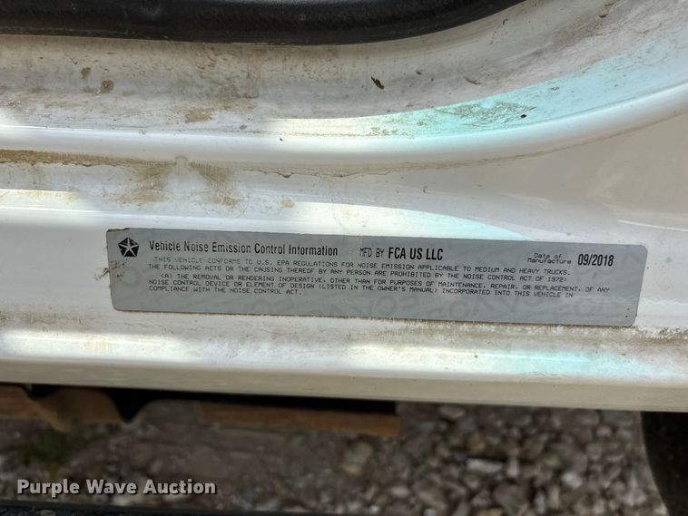 image for item ER3182 2018 RAM 5500 utility / service truck