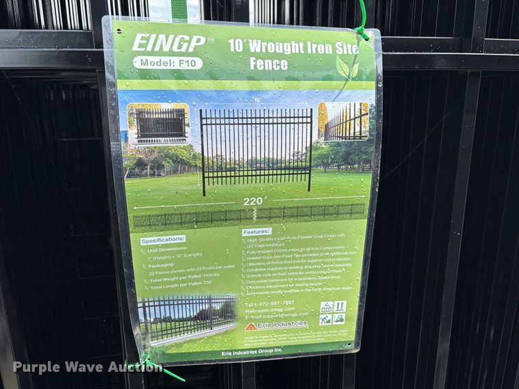 image for item ET0273 (22) Valley Pioneer F10 fence panels