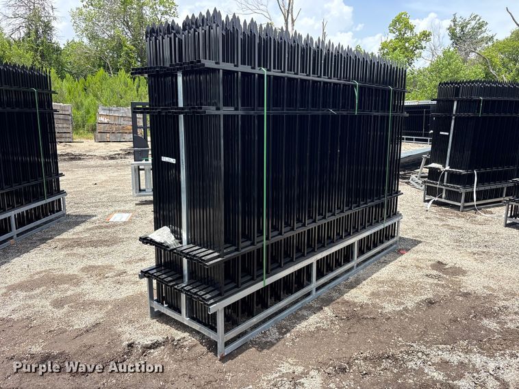 (22) 10' Wrought Iron Site Fence 220'