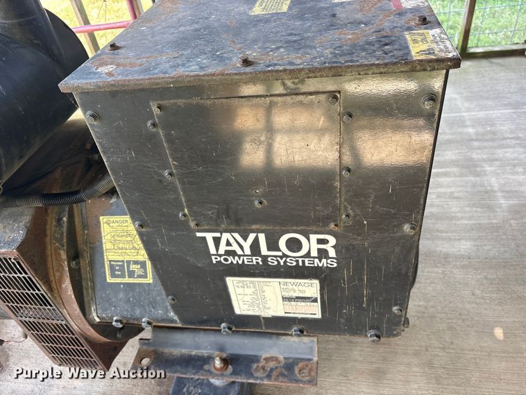 image for item ET0319 2007 Taylor Power Systems P108CD1 generator