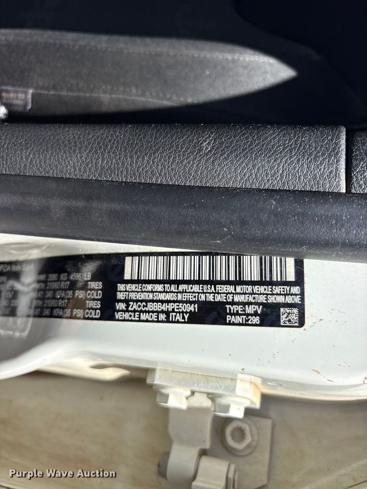 image for item ET0320 2017 Jeep Renegade SUV